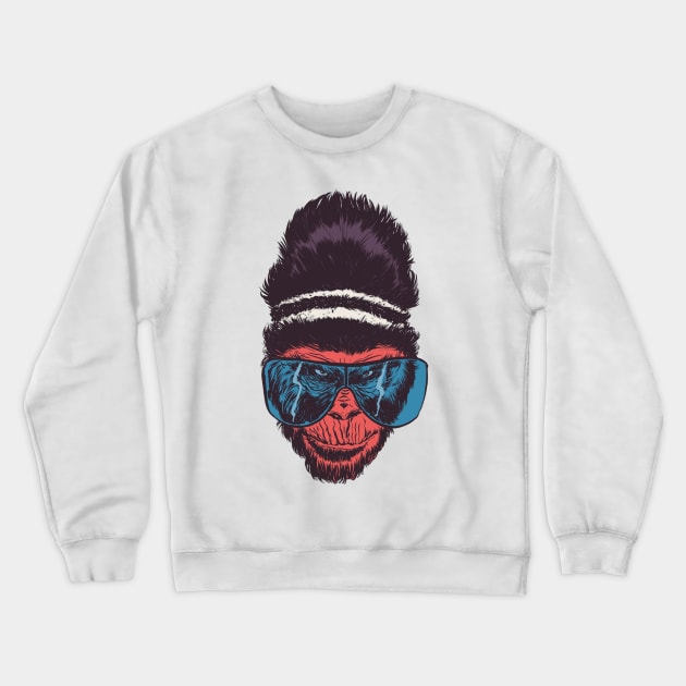 cool chimp Crewneck Sweatshirt by Anthony88